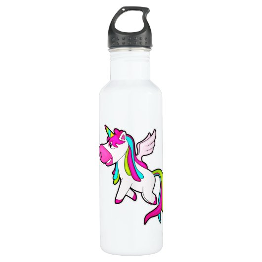 Unicorn with Wings Waterfles (Voorkant)