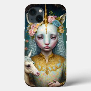 Unicorn Woman Fantasy Art iPhone 13 Hoesje