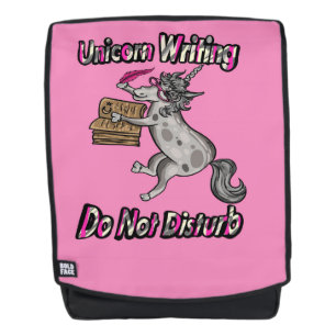 Unicorn Writing - storen niet Rugtassen