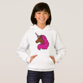 Unicorne Afro Rose Chaud (Devant entier)