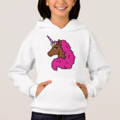 Unicorne Afro Rose Chaud (Devant)