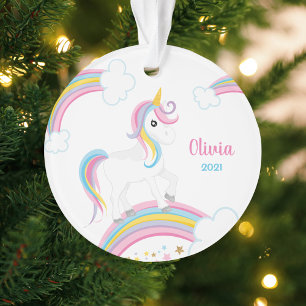 Unicorne arc-en-ciel magique personnalisée
