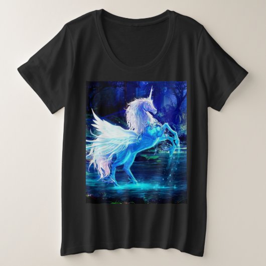 Unicorne au clair de lune Pegasus femmes (Design devant)