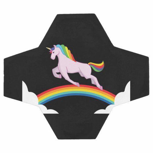 Unicorne avec arc-en-ciel (Plat)