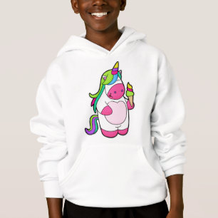 Unicorne avec gaufre Glace