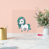 Unicorne Avec Pétrole Mane Cute Drôle Conception U (Mariage)