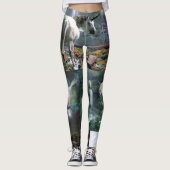 unicorne blanc long leggings faune (Devant)