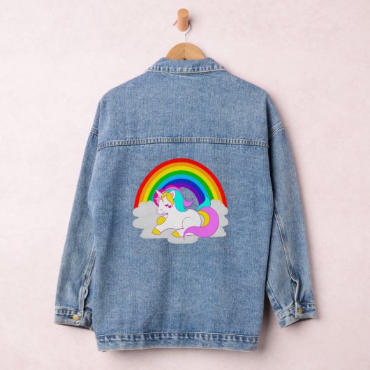 Unicorne blanche sur Cloud Rainbow Femmes (Hangar)