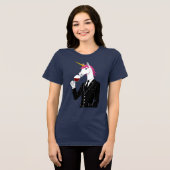 Unicorne Boire Vin TShirt (Recto plein)