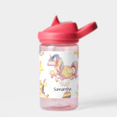 Unicorne Bouteille d'eau pour enfants personnalisé (Gauche)