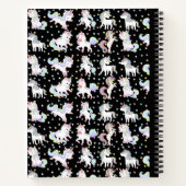Unicorne Carnet de composition spirale (Dos)