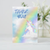 Unicorne Carte de remerciements (Debout devant)