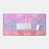 Unicorne claire iridescente ombre parties scintill (Clavier et souris)