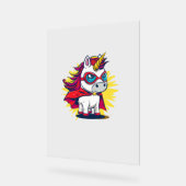 Unicorne cool avec Superhero Cape Costume Long Sle (Angle)