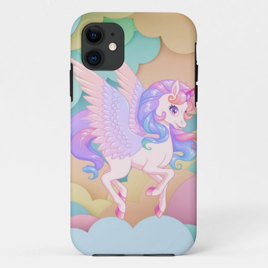 Unicorne coque iphone personnalisable (Dos)