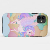 Unicorne coque iphone personnalisable (Dos (Horizontal))