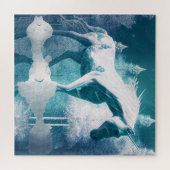 Unicorne dans le Puzzle d'hiver (Horizontal)