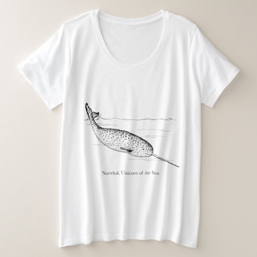 Unicorne de baleine de Narwhal de la mer (Design devant)