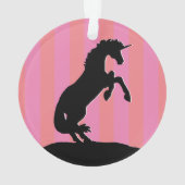 Unicorne d'élevage noir (rayé rose) (dos)