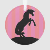 Unicorne d'élevage noir (rayé rose) (dos)