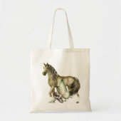 Unicorne d'or et sac de fée timide (Devant)