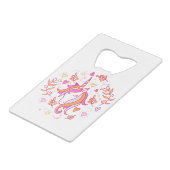 Unicorne en rose et orange (Dos Angle)