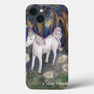 Unicorne et fées Nom personnalisé coque ipad Couve