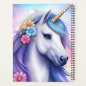 Unicorne et fleurs (Dos)