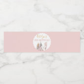 Unicorne Étiquette bouteille d'eau Baby shower d'a (Étiquettes simples)