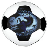 Unicorne Fée magique noire dans la forêt noire (Tourné)