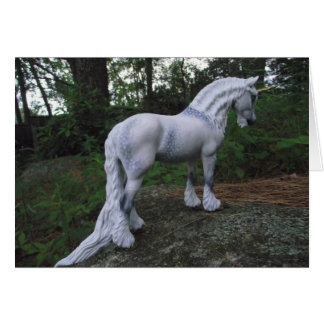 Unicorne gris appliqué