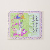 Unicorne Heureux Jamais Après Puzzle (Horizontal)