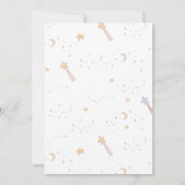 Unicorne magique | Invitation d'anniversaire (Dos)