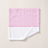 Unicorne magique personnalisée pour filles roses (Gant de toilette)