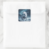 Unicorne mythique à Stickers de minuit (Sac)