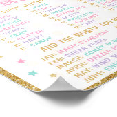 Unicorne Nom du jeu Poster (Coin)