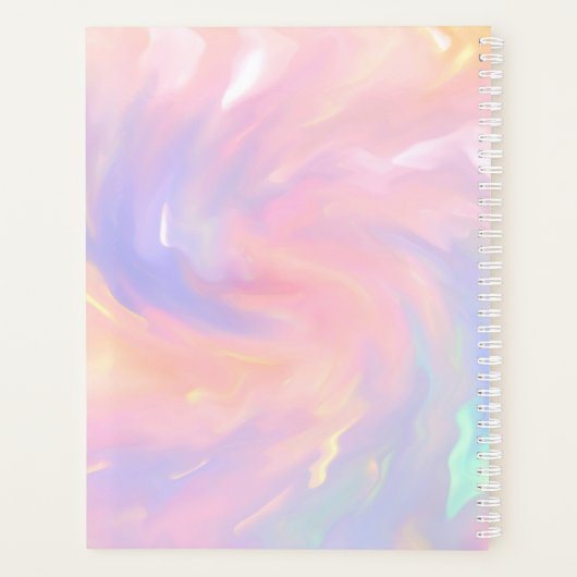 Unicorne Nom Monogramme Holographe Princesse Quinc (Dos)