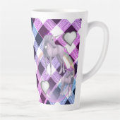 Unicorne Plaid Latte Mug (Droite)