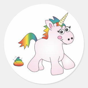 Unicorne Rainbow Poop - Stickers