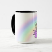 Unicorne* Ringer Mug (Devant gauche)