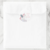 Unicorne rose avec ailes Unicorne Stickers (Sac)