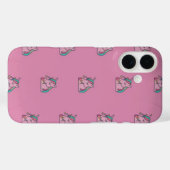 Unicorne rose mignonne IPhone 16 Coque (Verso (horizontal))