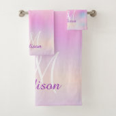 Unicorne rose mignonne Parties scintillant arc-en- (En situation)