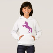 Unicorne rose moderne fille (Devant entier)