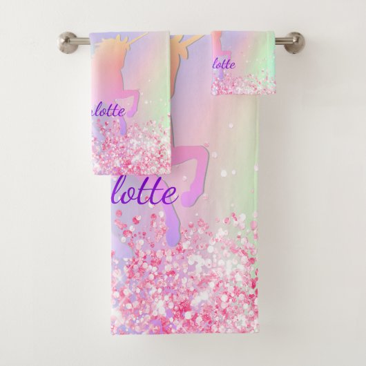 Unicorne rose rose violet nom fille (En situation)