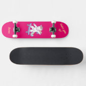 Unicorne sur skateboard pour enfants (Horz)