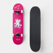 Unicorne sur skateboard pour enfants (Recto)