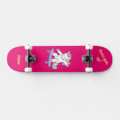 Unicorne sur skateboard pour enfants (Horz)