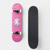 Unicorne sur skateboard pour enfants (Recto)