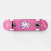 Unicorne sur skateboard pour enfants (Horz)
